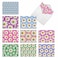 The Best Card Company 10 Blank Note Cards with Flowers 4 x 512 Inch Floral Notecards All Occasion Boxed Assortment Crazy Daisy M6576OCB
