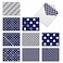 The Best Card Company 10 Boxed All Occasion Cards with Envelopes 4 x 512 Inch Colorful Fun Note Cards Assorted In the Navy M3067