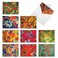 The Best Card Company 10 Colorful Blank Note Cards with Envelopes 4 x 512Inch Assorted Boxed Set Vegas Carpets M3304