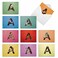 The Best Card Company 10 Initial Letter A Assorted Blank Notecards Beautiful Flower Personal Stationary 4 x 512 Inch Bulk Variety Pack for Thank You and Notes Baroque Blooms A M3842OCBB1x10
