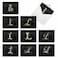 The Best Card Company 10 Initial Letter L Assorted Blank Cards Floral Monogramed Personal Stationery wEnvelopes Bulk Box Set 4 x 512 Inch Thank You Notes L Chalk and Roses M3799OCBB1x10