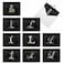 The Best Card Company 10 Initial Letter L Assorted Blank Cards Floral Monogramed Personal Stationery wEnvelopes Bulk Box Set 4 x 512 Inch Thank You Notes L Chalk and Roses M3799OCBB1x10