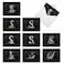 The Best Card Company 10 Initial Letter S Assorted Blank Notecards Floral Monogramed Personal Stationery wEnvelopes Bulk Box Set 4 x 512 Inch Thank You Notes S Chalk and Roses M3830OCBB1x10