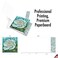 The Best Card Company 12 Beautiful Blank Note Cards Bulk 4 x 512 Inch 2 Designs 6 Each Blue Magnolia MQ4594OCBB6x2