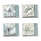The Best Card Company 12 Get Well Note Cards 4 x 512 Inch Bulk Assorted Flower Greetings 4 Designs 3 Each Peaceful Petals MQ4611GWGB3x4