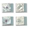 The Best Card Company 12 Get Well Note Cards 4 x 512 Inch Bulk Assorted Flower Greetings 4 Designs 3 Each Peaceful Petals MQ4611GWGB3x4