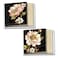 The Best Card Company 12 Sympathy Note Cards with Envelopes Loving Flower Bereavement 2 Designs 6 Each Botanica MQ4610SMGB6x2