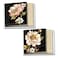 The Best Card Company 12 Sympathy Note Cards with Envelopes Loving Flower Bereavement 2 Designs 6 Each Botanica MQ4610SMGB6x2