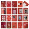 The Best Card Company 20 Blank Note Cards Boxed 4 x 512 Inch engaging Assorted Patterns 10 Designs 2 Each Red Barns AM7033OCBB1x20
