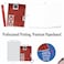The Best Card Company 20 Blank Note Cards Boxed 4 x 512 Inch engaging Assorted Patterns 10 Designs 2 Each Red Barns AM7033OCBB1x20