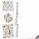 The Best Card Company 20 Blank Note Cards Boxed 4 x 512 Inch engaging Assorted Patterns 10 Designs 2 Each Tropical Breeze Botanicals AM7174OCBB2x10