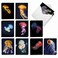 The Best Card Company 20 Bulk Animal Note Cards Blank 4 x 512 Inch engaging Assorted Notecards with Envelopes 10 Designs 2 Each Glowing Jellies AM7181OCBB2x10