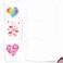 The Best Card Company 20 Cute Boxed Cards 4 x 512 Inch Assorted Blank Set 10 Designs 2 Each Line Heart AM3182OCBB2x10