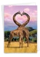 The Best Card Company Anniversary Greeting Card with Envelope Loving Stationery for Spouse Loving Animals C3504AANG