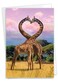 The Best Card Company Anniversary Greeting Card with Envelope Loving Stationery for Spouse Loving Animals C3504AANG