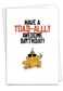 The Best Card Company Funny Birthday Pun Card 5x7 Inch Multicolored Includes Envelope Made from 30 Recycled Content No Batteries Required