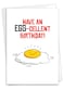 The Best Card Company Hilarious Birthday Puns Notecard with Envelope 5x7 Inch Multicolored No Batteries Required