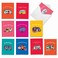The Best Card Company 10 Assorted Thank You Notecards Boxed Set 4 x 512 Inch with Envelopes 10 Designs 1 Each Happy Camper AM6413TYGB1x10