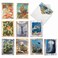 The Best Card Company 10 Assorted Thank You Notecards Boxed Set 4 x 512 Inch with Envelopes 10 Designs 1 Each Ocean Driftwood Transfers AM6331TYGB1x10