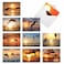 The Best Card Company 10 Assorted Thank You Notecards Boxed Set 4 x 512 Inch with Envelopes 10 Designs 1 Each Sunset Dolphins M6460TYG