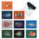 The Best Card Company 10 Assorted Thank You Notecards Bulk Box Set 4 x 512 Inch with Envelopes 10 Designs 1 Each Fishtoons M6491TYG