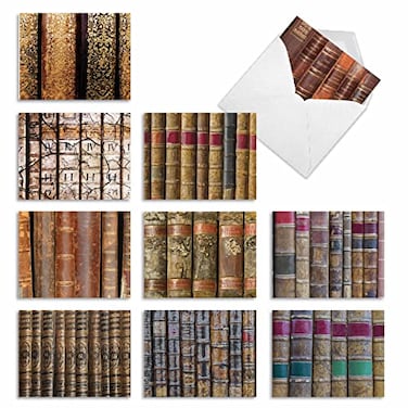 The Best Card Company 10 Assorted Thank You Notes Box Set 4 x 512 Inch with Envelopes 10 Designs 1 Each TAKE COVER 10 Assorted Thank You Note Cards wMatching Envelopes M3005