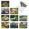 The Best Card Company 10 Assorted Thank You Notes Bulk Box Set 4 x 512 Inch with Envelopes 10 Designs 1 Each PETALS TO THE METAL 10 Assorted Thank You Note Cards M2372TYG