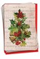 The Best Card Company 12 Christmas Greeting Cards Box Set with 5 x 7 Inch Envelopes 1 Design 12 Each Holly Notes B6650BXSG