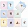 The Best Card Company 20 Assorted Baby Notecards Box Set 4 x 512 Inch with Envelopes 10 Designs 2 Each Zoo little ones AM6726BBGB2x10