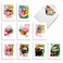 The Best Card Company 20 Assorted Boxed Thank You Note Card Set wEnvelopes 2 each 10 Design 4 x 512 Inch Funky Rainbow Sloth AM6866TYGB2x10