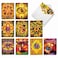 The Best Card Company 20 Assorted Diwali Notes Bulk Box Set 4 x 512 Inch with Envelopes 10 Designs 2 Each Diwali Wishes AM2816DWGB2x10