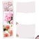 The Best Card Company 20 Assorted Floral Blank Mothers Day Notes Box Set 4 x 512 Inch with Envelopes 10 Designs 2 Each Romantic Sweet Pink Roses AM10311MDBB2x10