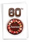 The Best Card Company 60th Milestone Anniversary Congratulations Notecard Celebration Cake wEnvelope for Men Women Big Day 60 C7060GMAG