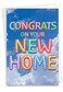 The Best Card Company New Home Greeting Card with 5 x 7 Inch Envelope 1 Card Housewarming Inflated Messages C5651NNHG