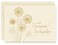 The Gallery Collection 1 Count Card Pack Sympathy Card with Pearl Lined Envelope Dandelion Sympathy