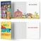 Tiny Expressions 10 Kids Birthday Cards with Inside Messages and Envelopes