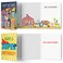 Tiny Expressions 10 Kids Birthday Cards with Inside Messages and Envelopes