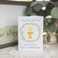 Tiny Expressions First Communion Greeting Cards 4 Pack Religious 1st Holy Communion Cards for Boys Girls Includes Matching Envelopes