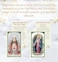 Trendzeen Our Father Prayer Card Hail Mary Prayer Card Made in Italy The Lords Prayer Laminated Catholic Cards Set for Daily Devotion Personal Reflection 2 Items Total