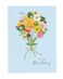 UK Greetings On Your Birthday Greeting Card Happy Birthday Gifts HerHim Floral Design with Envelope 12 x 178 mm