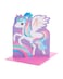 UK Greetings 4th Birthday Unicorn Greeting Card Unisex Kids 4 Year Old Birthday 159mm x 184mm Modern with Copper Foil Envelope Included