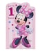 UK Greetings Disney 1st Birthday Card For HerGirl With Envelope Pink Design With Minnie Mouse