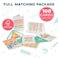 VNS Creations 100 Pack 4x6 Happy Birthday Cards Bulk with Envelopes Stickers Boxed Blank Inside Variety Office Party Assorted Birthday Greeting Note Cards Assortment Box for Kids Adults