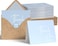VNS Creations Thank You Cards With Envelopes Bulk Set Stickers 100 Pack 4x6 Blank Thank You Notes Bulk Box Set Large Note Card Small Business Wedding Baby Shower Bridal Shower Light Blue