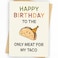 WowBefun Husband Birthday Card Birthday Decorations for Men Funny Birthday Card Gift for Husband Men Boyfriend and Him Happy