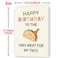 WowBefun Husband Birthday Card Birthday Decorations for Men Funny Birthday Card Gift for Husband Men Boyfriend and Him Happy