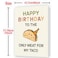 WowBefun Husband Birthday Card Birthday Decorations for Men Funny Birthday Card Gift for Husband Men Boyfriend and Him Happy