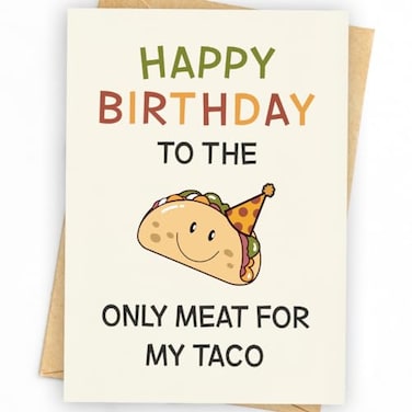 WowBefun Husband Birthday Card Birthday Decorations for Men Funny Birthday Card Gift for Husband Men Boyfriend and Him Happy