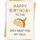 WowBefun Husband Birthday Card Birthday Decorations for Men Funny Birthday Card Gift for Husband Men Boyfriend and Him Happy