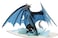 WOWPAPERART Ice Dragon 3D Pop Up Greeting Card 5 x 7 inch Multicolor for All Occasions Birthday Love Christmas Goodluck Congrats Get Well Blank Inside for Personalized